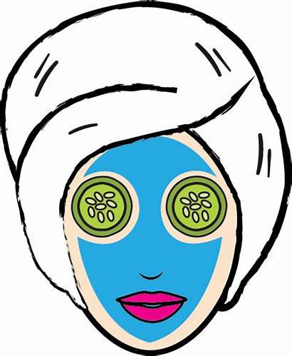 Mask Face Clipart Beauty Icon Daily Facial