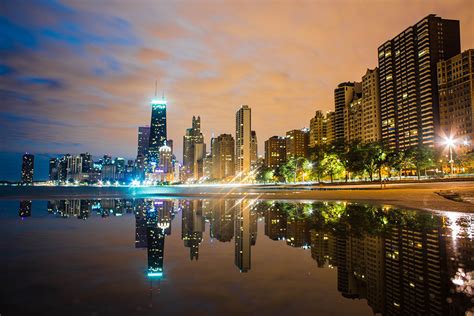 Chicago Skyline On The Water Craig Alexander Photography