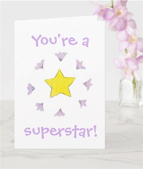 Youre A Superstar Birthday Card Zazzle Birthday Cards Birthday