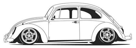 Volkswagen Beetle Sporty Coupe Coloring Page