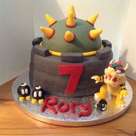 Perfect addition to your other super mario party ideas! Bowser cake ideas | Birthday party cake, Diy birthday cake ...