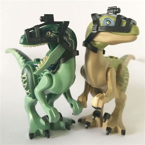 Lego Raptors Jurassic World Velociraptors Blue And Delta Dino Dinosaur