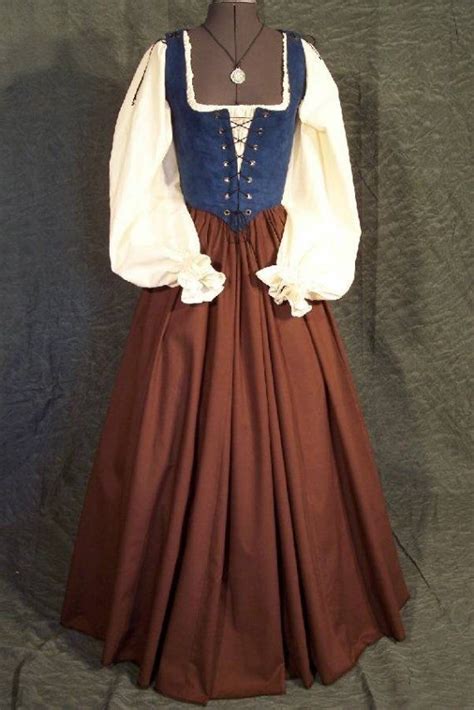 Renaissance Faire Maiden Wench Bodice Dress Por Thewencheswardrobe