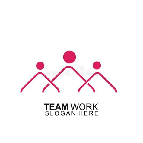 Team Work Logo Design Stock Illustration Illustration Of Brainstorm