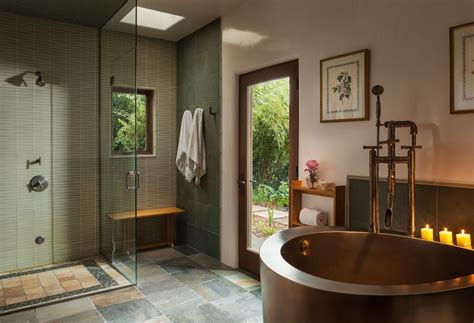 Many japanese soaking tubs are freestanding bathtubs, and since they generally take up less space than regular western bathtubs, you can choose to install one in your home, even if you have limited space. Freestanding Japanese Soaking Tub | Country bathroom ...
