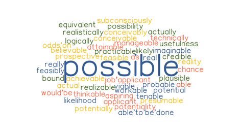 Possible Synonyms And Related Words What Is Another Word For Possible