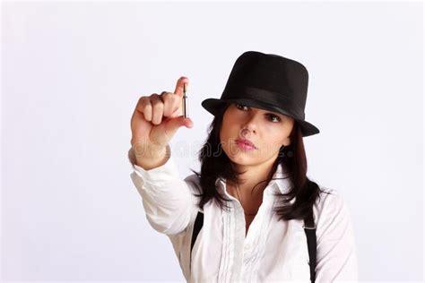 Gangster Girl Sitting On Chair Stock Image Image Of Sitting Ganst