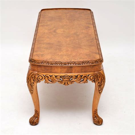 Antique queen anne furniture is lighter and less chunky in appearance in comparison to earlier furniture. Antique Queen Anne Style Carved Walnut Coffee Table - Marylebone Antiques