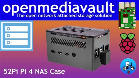 Openmediavault Running On A Single M Drive Pi Nas Case Youtube