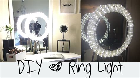 Diy Ring Light Tutorial Diva Light Do It Yourself Youtube