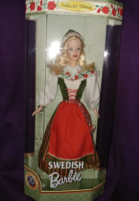 dolls of the world swedish barbie doll 1999 nrfb mint condition 40 00 picclick
