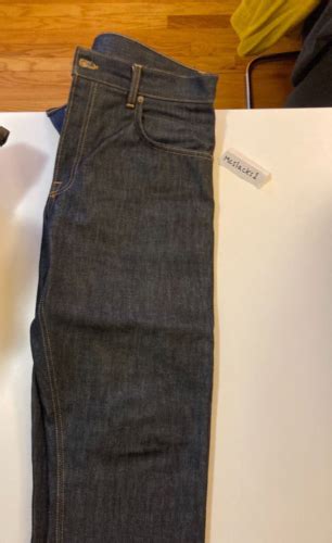 Bravestar Selvage Cone Mills Denim Jeans 35 X 31 Indigo Blue Brave Star
