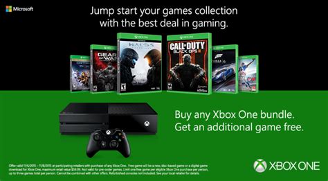 Microsofts New Xbox One Promotion Offers A Free Game With Any Console