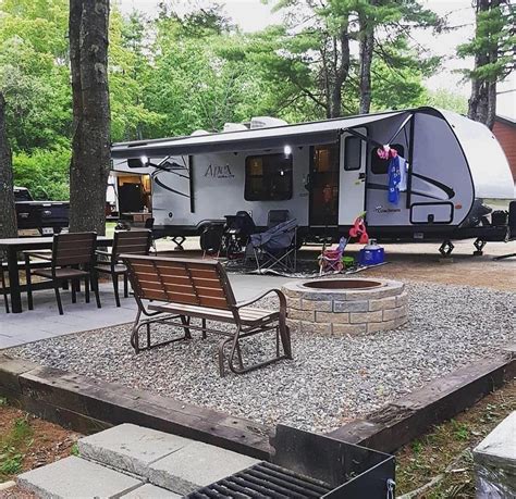 What An Idea Brilliant Easy Landscaping Diy Campsite Decorating Rv