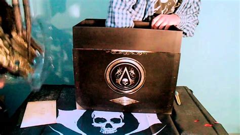 Unboxing Assassin S Creed 4 Black Flag Black Chest Edition YouTube