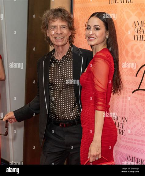 Mick Jagger And Melanie Hamrick Attend 2023 American Ballet Theatres