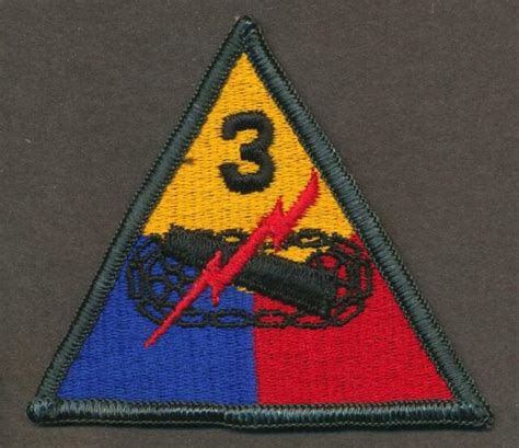 Us Army 3rd Armored Division Patch Ebay