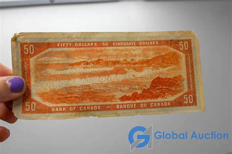 1954 Canadian 50 Dollar Bill