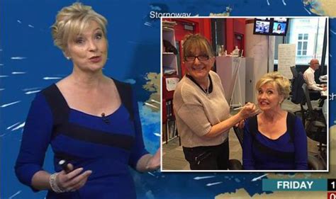 Carol Kirkwood Goes Glam In Figure Hugging Blue Dress For Bbc Weather