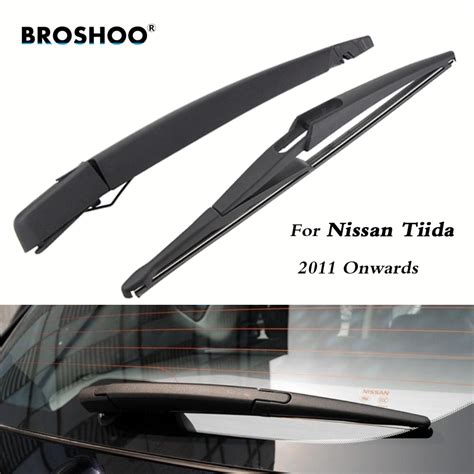 Broshoo Car Rear Wiper Blade Blades Back Window Wipers Arm For Nissan