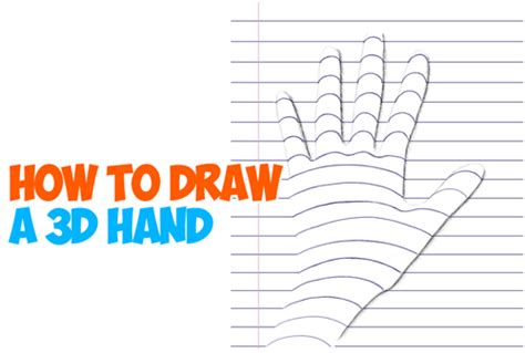 Https://techalive.net/draw/how To Draw A 3d Hand On Paper