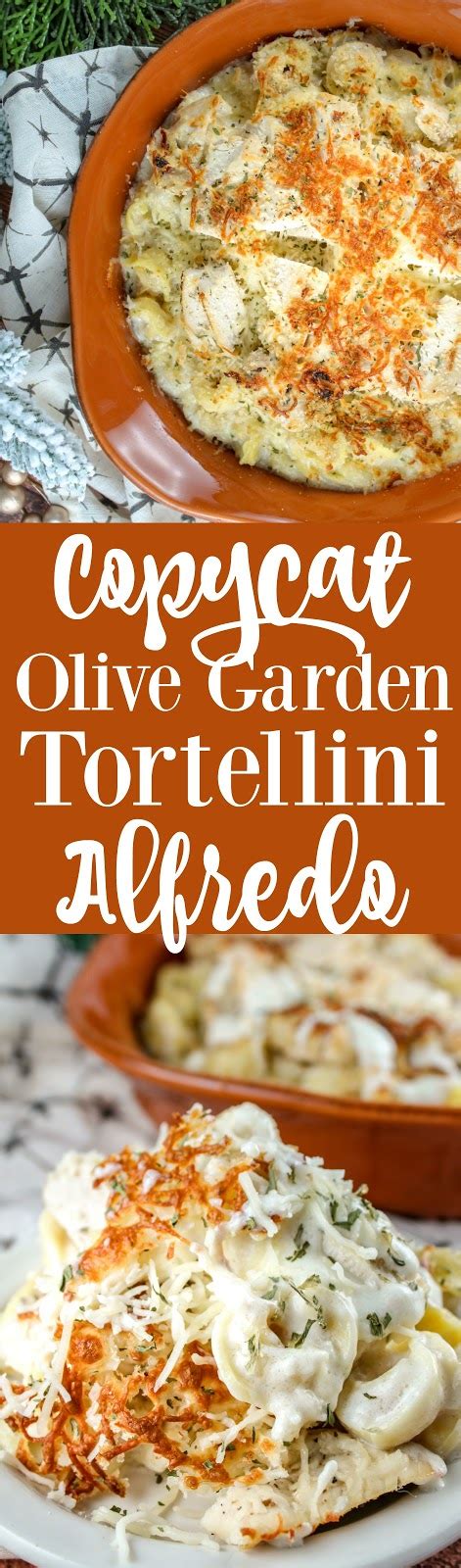 This is great, especially with homemade alfredo sauce! Copycat Olive Garden Oven Baked Tortellini Alfredo with ...