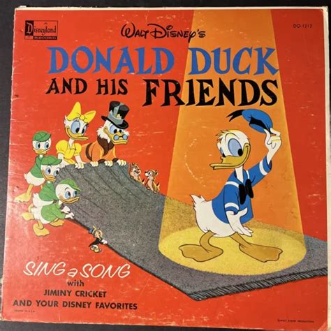 Walt Disney Presents Donald Duck And His Friends Disneyland Records