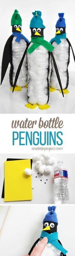 Water Bottle Penguins Winter Crafts For Kids Fun Crafts Winter Crafts