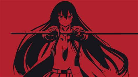 Akame Wallpaper Akame Ga Kill Red Ver By Viidify On Deviantart