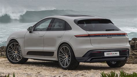 2022 Porsche Macan Turbo Ev Gets Realistically Rendered Looks Fresh