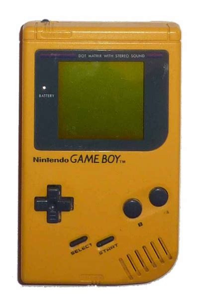 Buy Game Boy Original Console Vibrant Yellow Dmg 01 Game Boy Australia