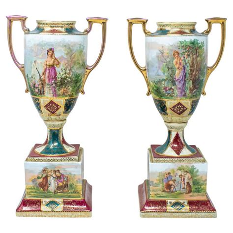 Bien Etre Austrian Porcelain Vase At 1stdibs