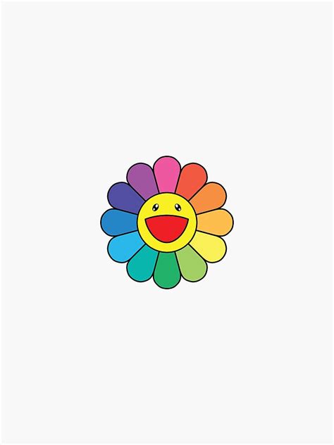 65k murakami flat ungu biru : 'Takashi Murakami FLOWER' Sticker by Two Another in 2020 | Murakami flower, Takashi murakami art ...