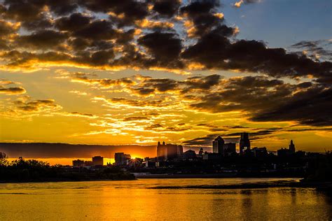 Kansas City Sunrise From Kaw Point Photograph By Brandon Cale Pixels