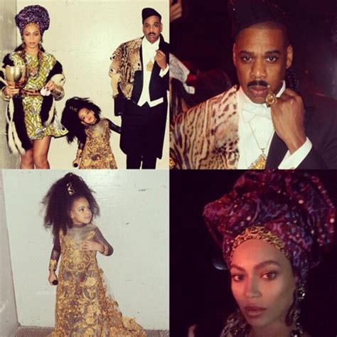 Beyoncé Jay Z And Daughter Blue Ivy Carter Rock Coming To America Halloween Costumes E News