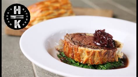 Pour the heavy cream into a small pan and add the thyme sprigs. Easy beef wellington with red wine sauce #AD - YouTube