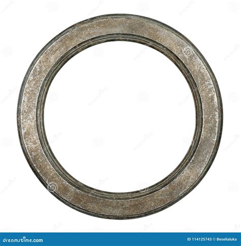 Old Oval Metal Frame Stock Image Image Of Framing Gallery 114125743