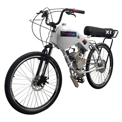 Bicicleta Motorizada Rocket Spitfire 100cc Banco Xr Com Carenagem