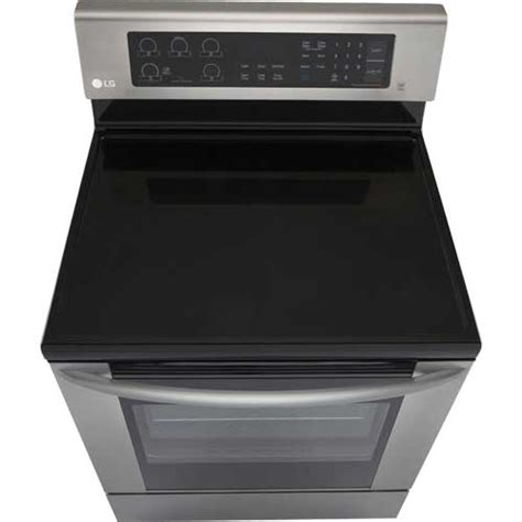 Lg Lre3061st 30 Stainless Steel Electric Smooth Top Range With 63
