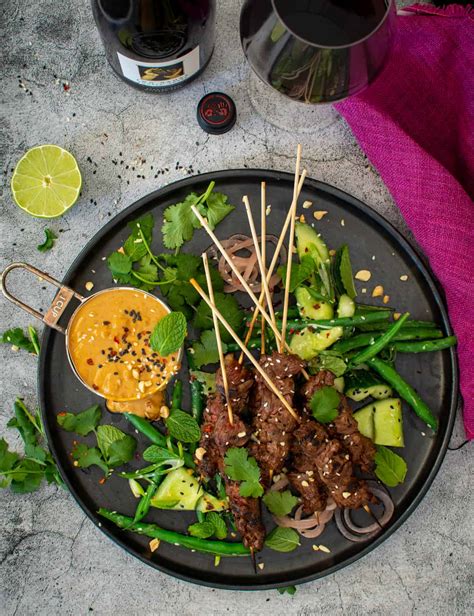 Beef Satay Skewers Anotherfoodblogger