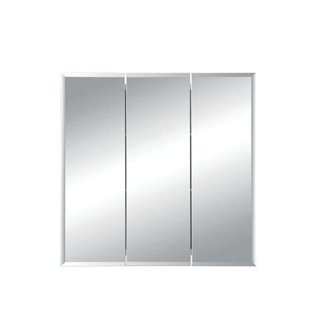 Add a medicine cabinet to a family or guest bathroom to hold essentials. JENSEN Horizon 24 in. x 24 in. x 5 in. Frameless Recessed ...
