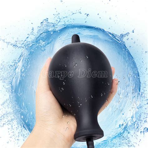 10 speeds large inflatable anal butt plug dildo expandable pump vibrator sex toy ebay