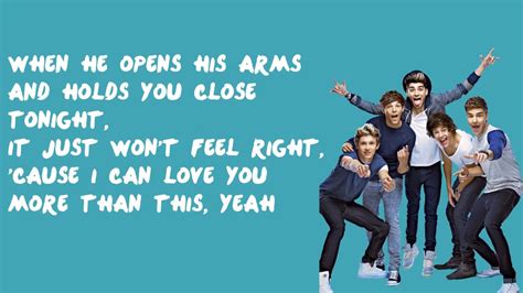 More Than This One Direction Lyrics Youtube