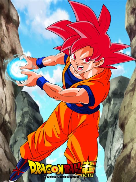 Goku Super Saiyajin Dios By Lucario Strike On Deviantart