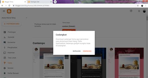 Cara Mudah Reset Template Blogger Menjadi Blank Solusi Terbaik Sebelum