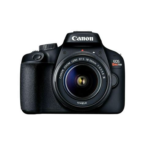Canon Eos Rebel T100 Dslr Camera Wef S 18 55mm F35 56 Dc Lens