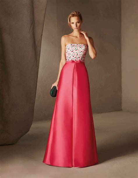 Pronovias Cocktail Dress Collection Cocktail Evening Dresses Pink Cocktail Dress Strapless