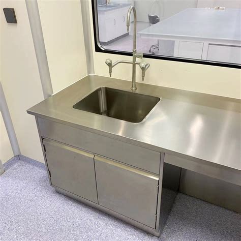 Laboratory Stainless Steel Tables With Sink Designlaboratory Stainless