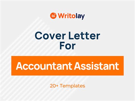 Accountant Assistant Cover Letter Templates Writolay