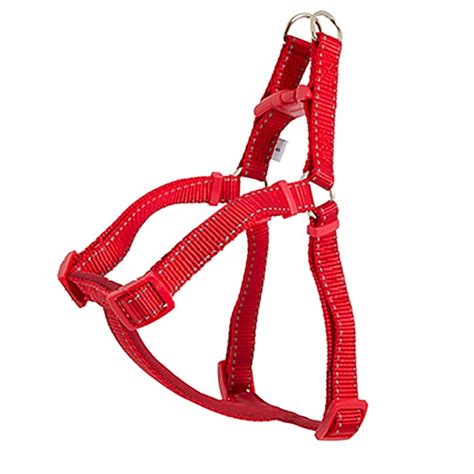 Ancol Padded Nylon Dog Harness Extra Small Red Feedem